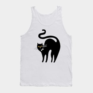 Black cat Tank Top